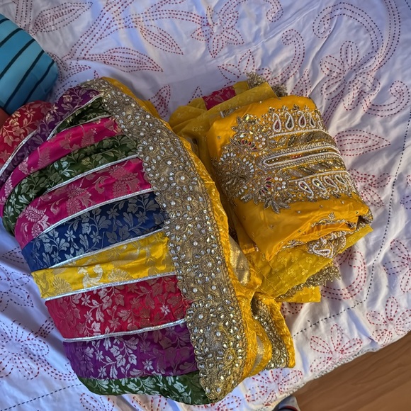 NEW gharara pants and top and dupatta - Picture 6 of 10